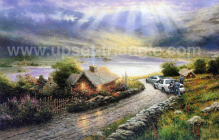 Illustration for article titled "Painter Of Light" Thomas Kinkade arrested for DUI, escapes conviction yet again for crimes against art